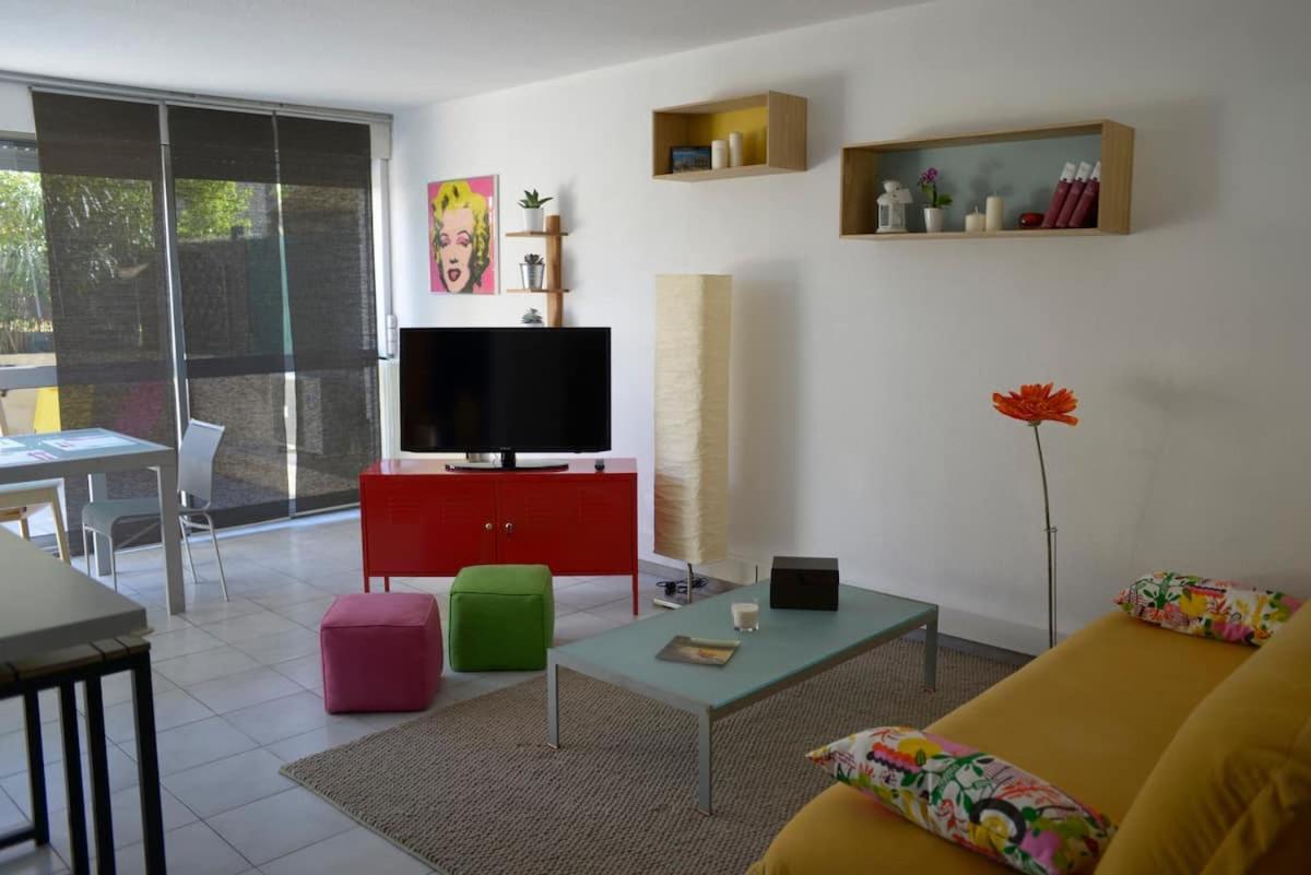 F3 Climatise-Terrasse 30 M2- Parking-Antigone Apartment Montpellier Exterior foto